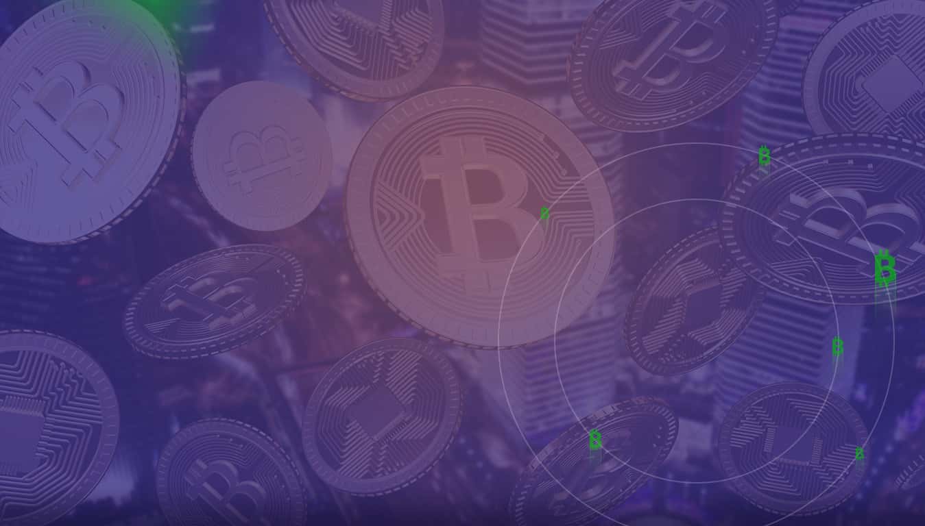 Arrière-plan Bitcoin Trader principal